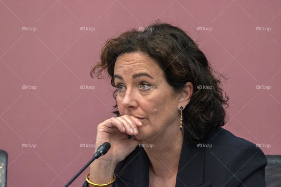 Femke Halsema At The Public Meeting At The Raadszaal Building Amsterdam The Netherlands 10-5-2024 (3)