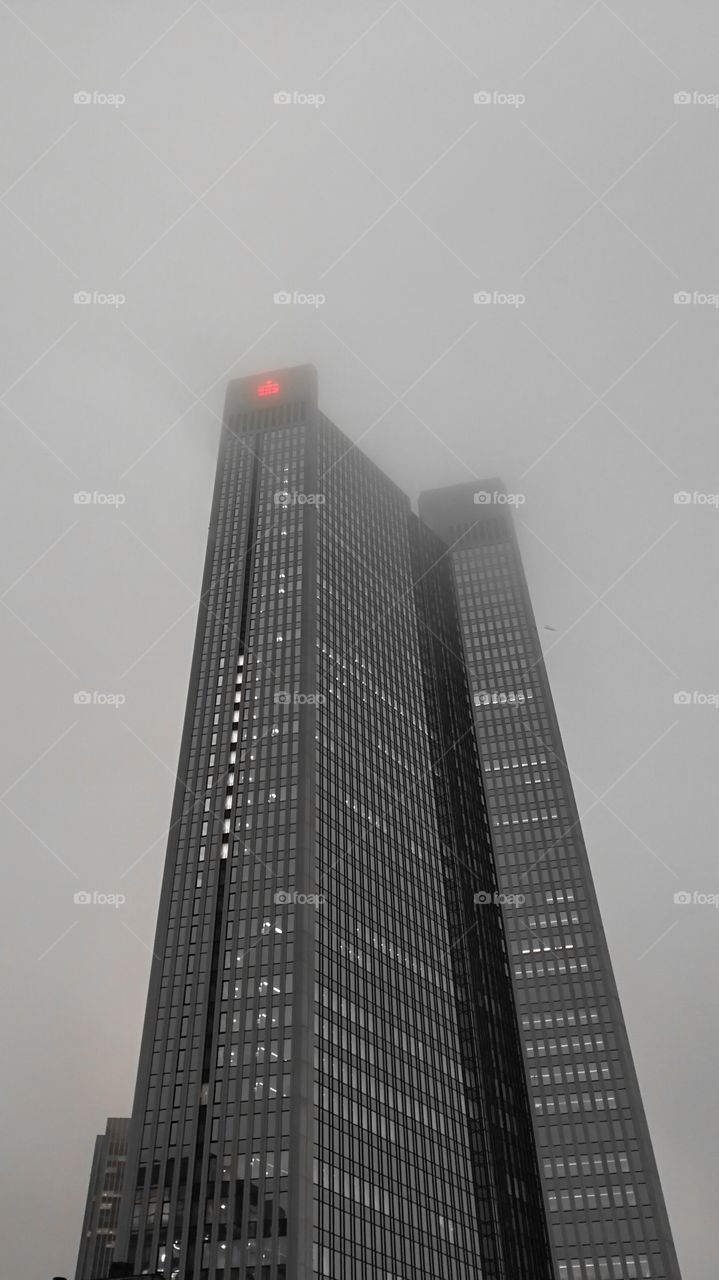 Red in Fog