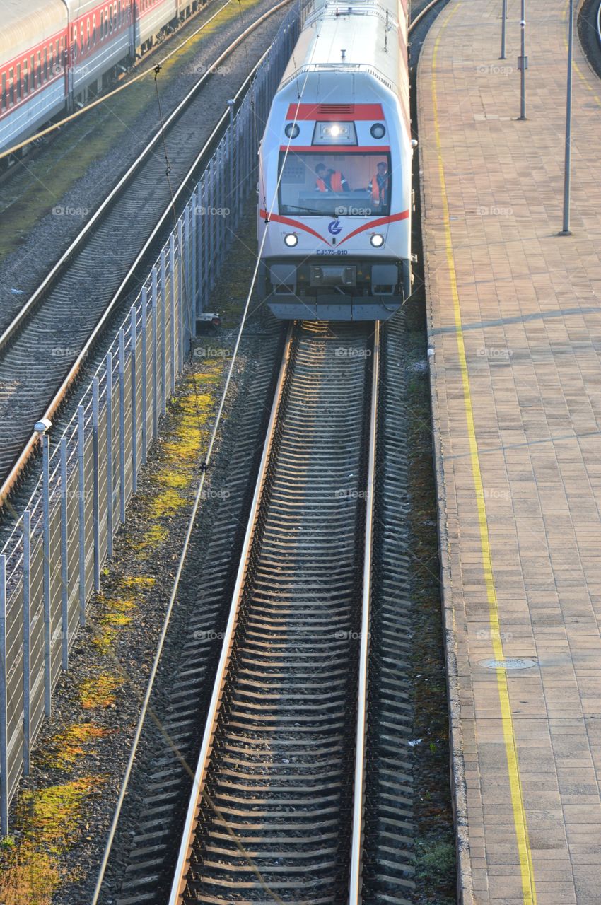 train approaching