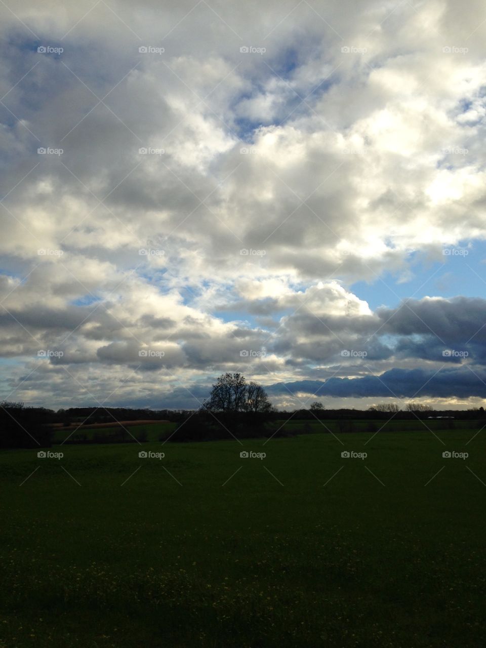 Clouds over Tetbury, Gloucestershire. 