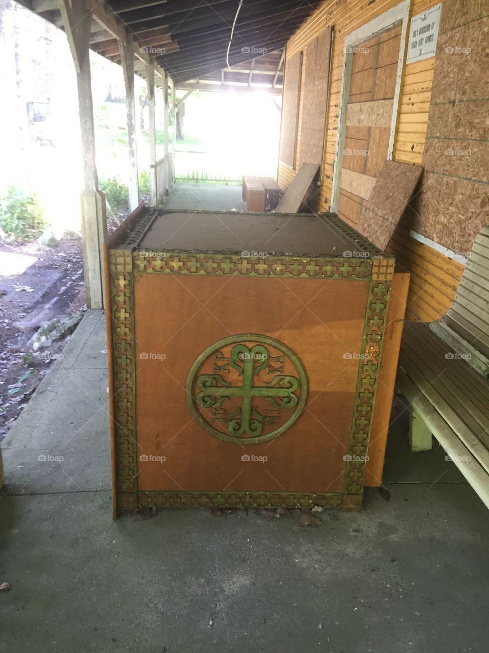 Abandoned Chapel Pulpit