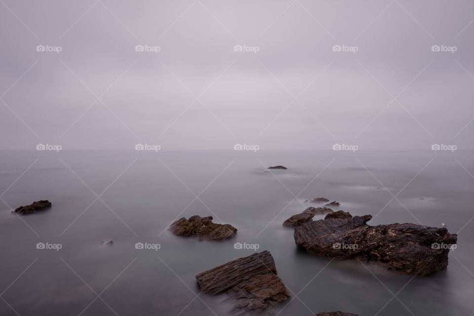 Rocks in the ocean