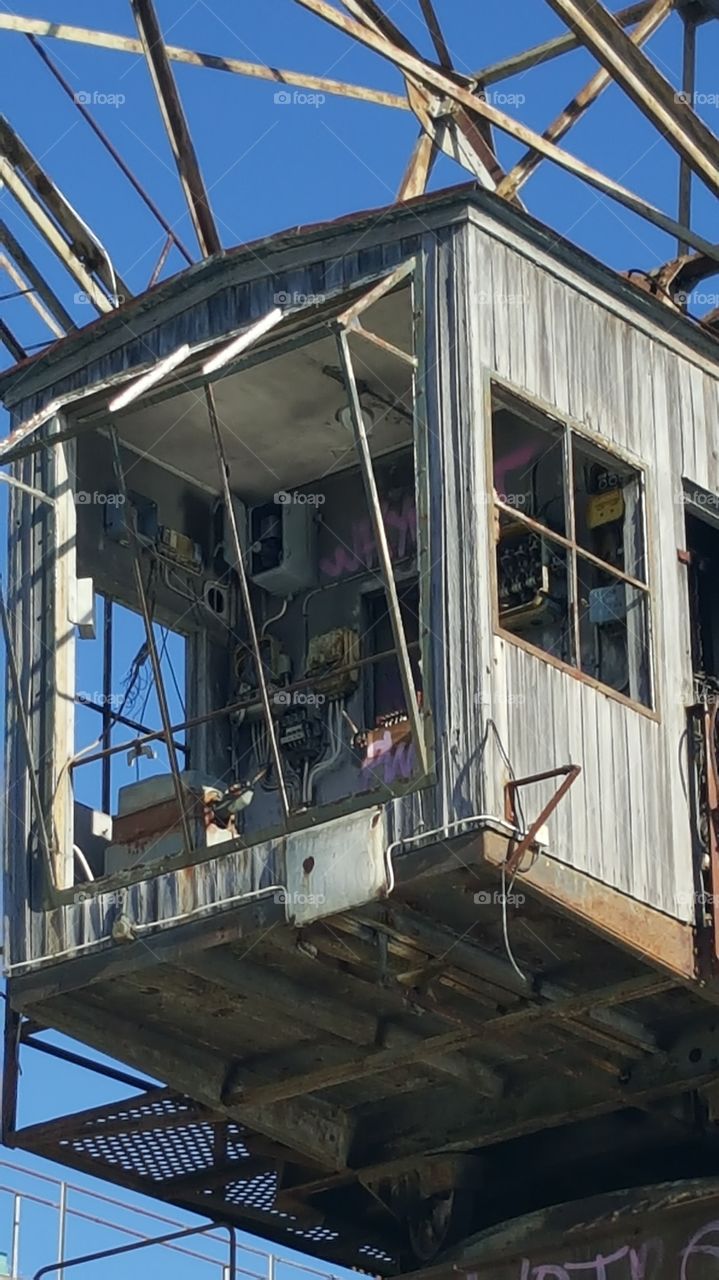crane cabbin. Gävle varv,  Gävle, Sweden