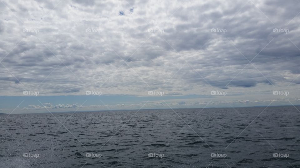 Lake Erie horizon...