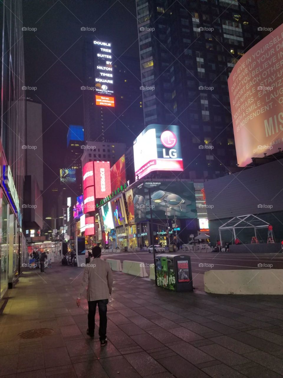 Night at time square