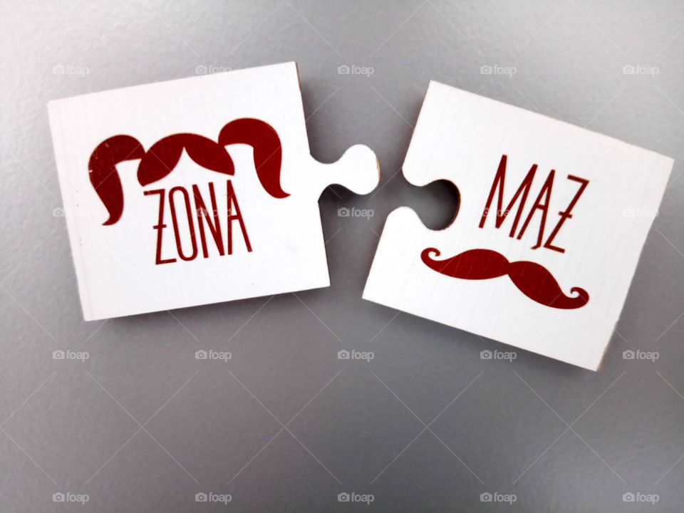 Marriage, małżeństwo, puzzle