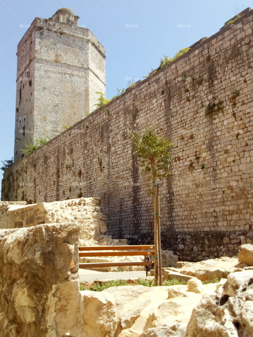 ancient wall of Zadar