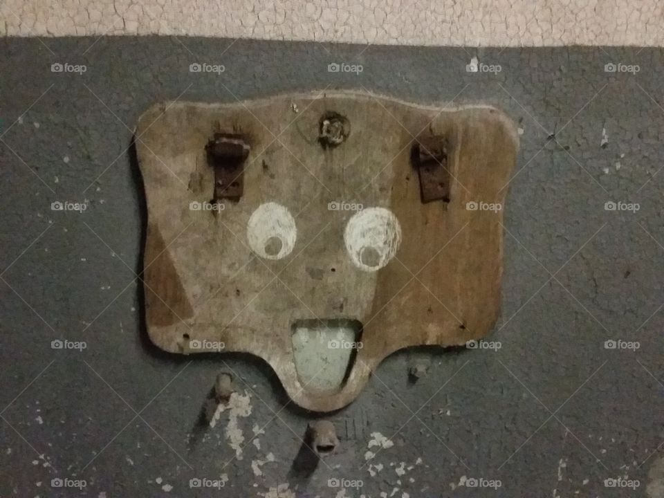 Silly Face. Saw this in a local Portland parking structure.