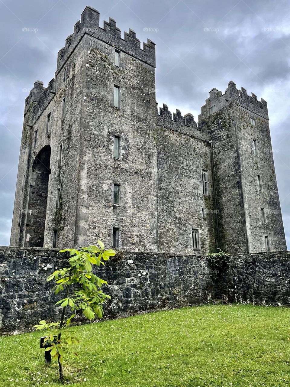 Bunratty Castle, Ireland’s most complete castle, stands like a sentinel over Bunratty Folk Park.