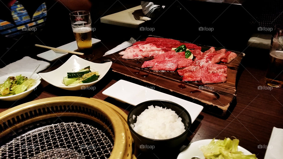 Yummy beef grilled in Japanese restaurant that I can't read the name because there was Japanese letter, but remember of the taste was superb !