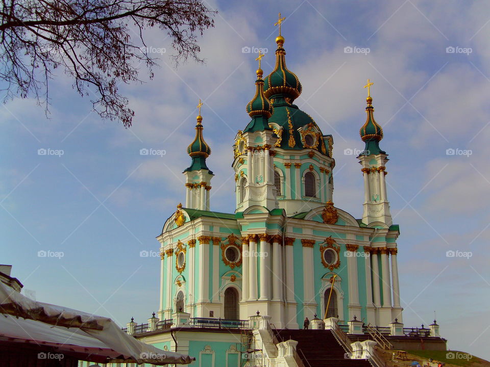 Saint Andrew's church, Kyiv, Ukraine