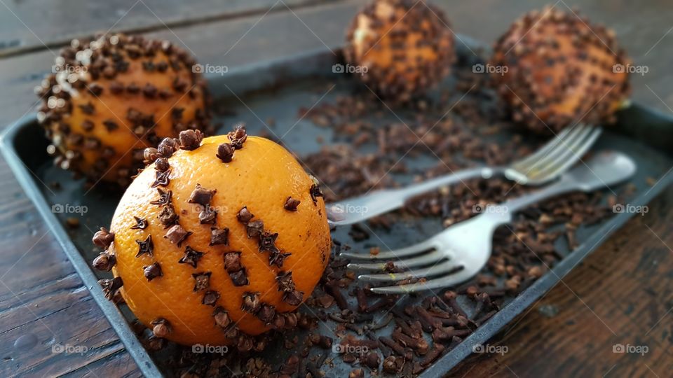 Fragrant orange for winter holidays