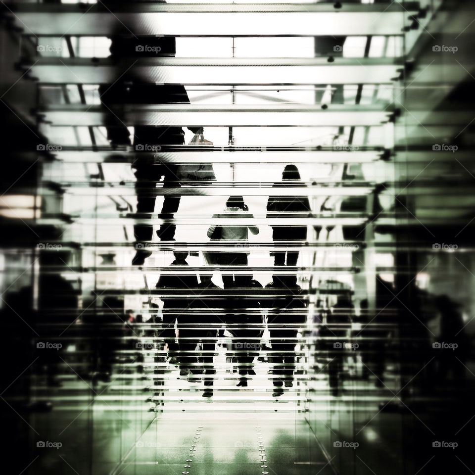 people glass stairway see by curly_phil