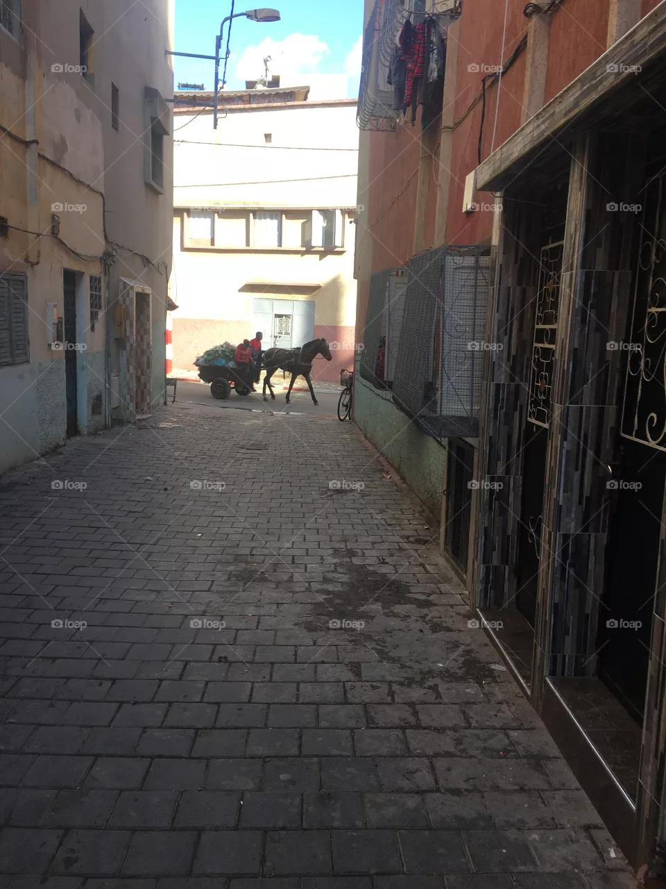 old horse cart