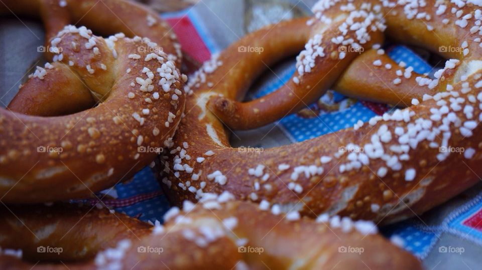 Bavarian pretzels