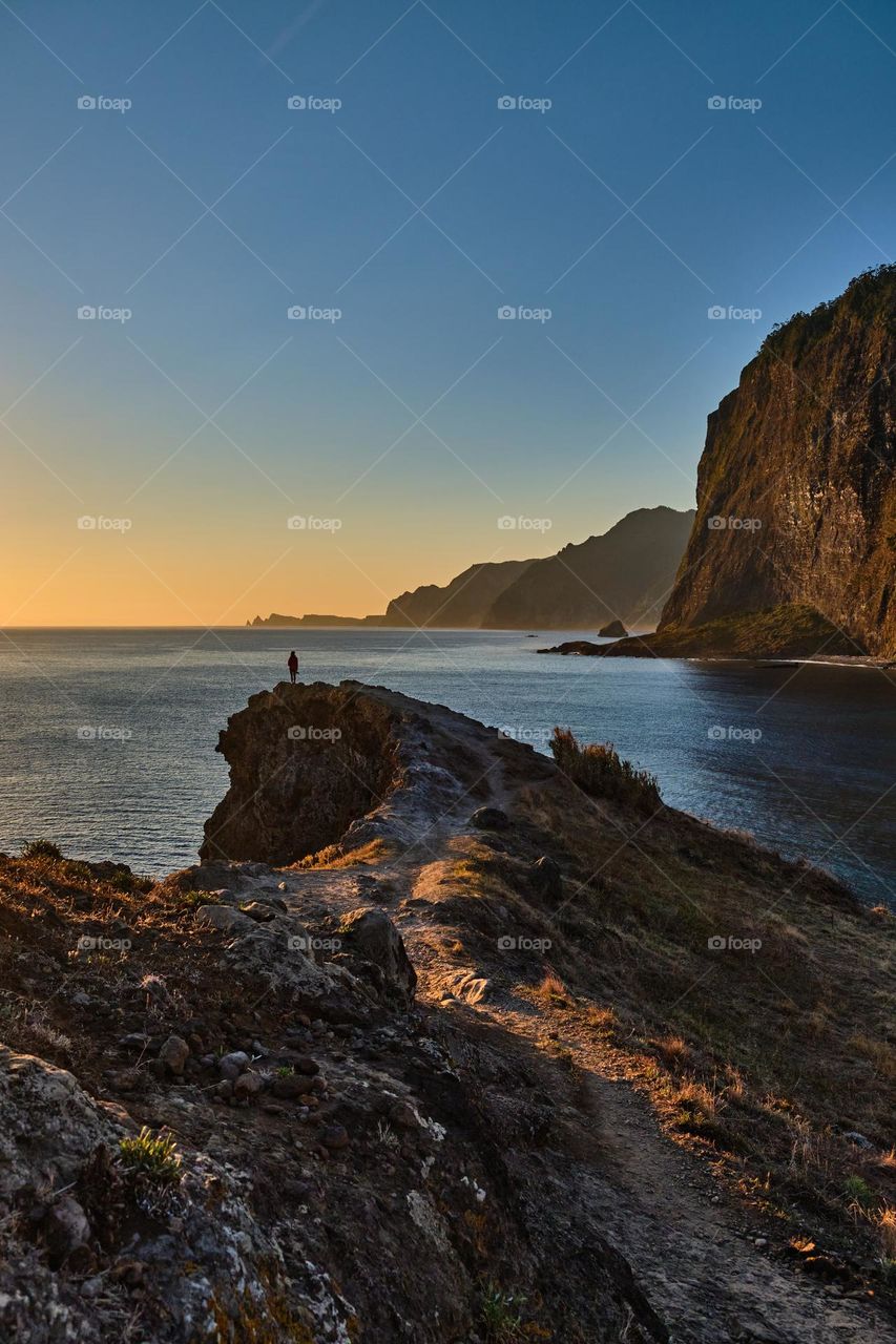 sunrise in Madeira island 