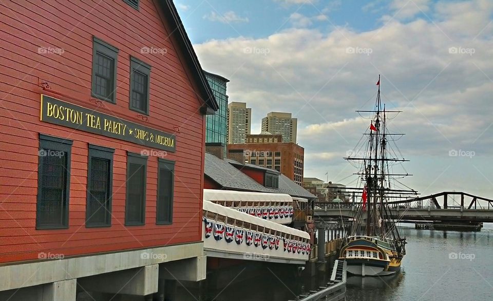 throw the tea into the sea