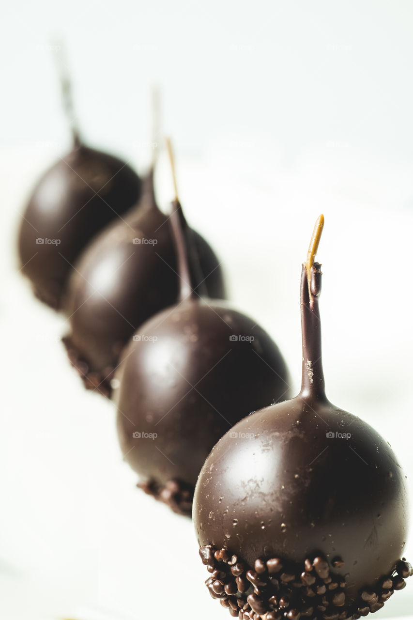 Chocolate cherry cordials