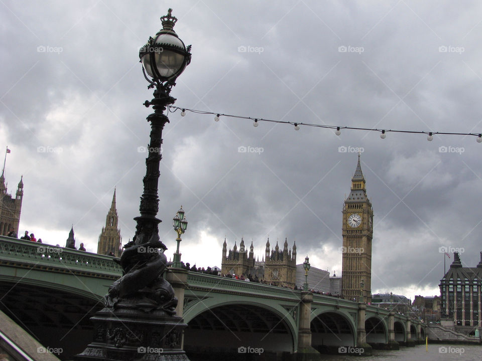 Big Ben and House of Parliament from the bridge