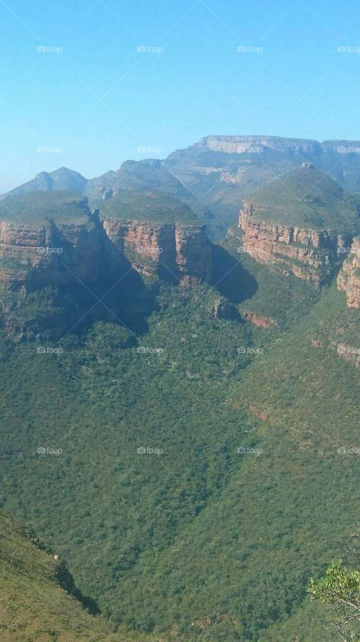 The Three Rondavels in Mpumalanga