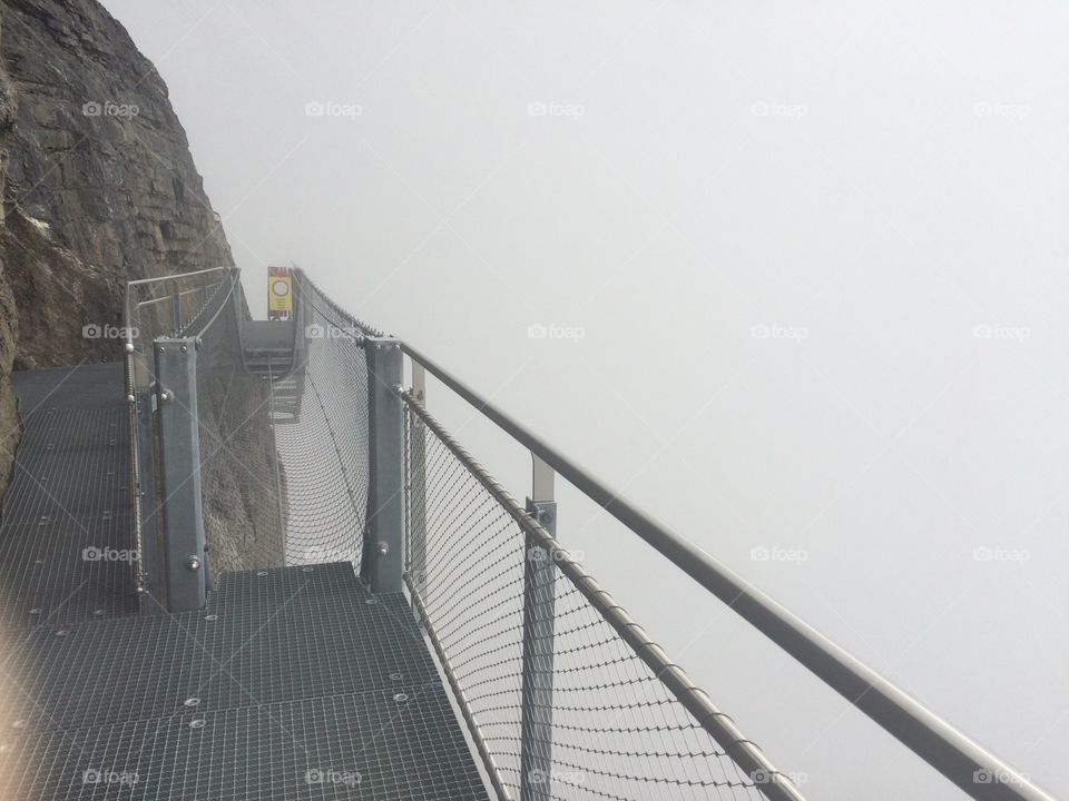 Swiss Alps Jungfrau Wengen Mountain mist