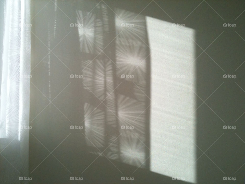 light pattern shadows curtain by maomspv
