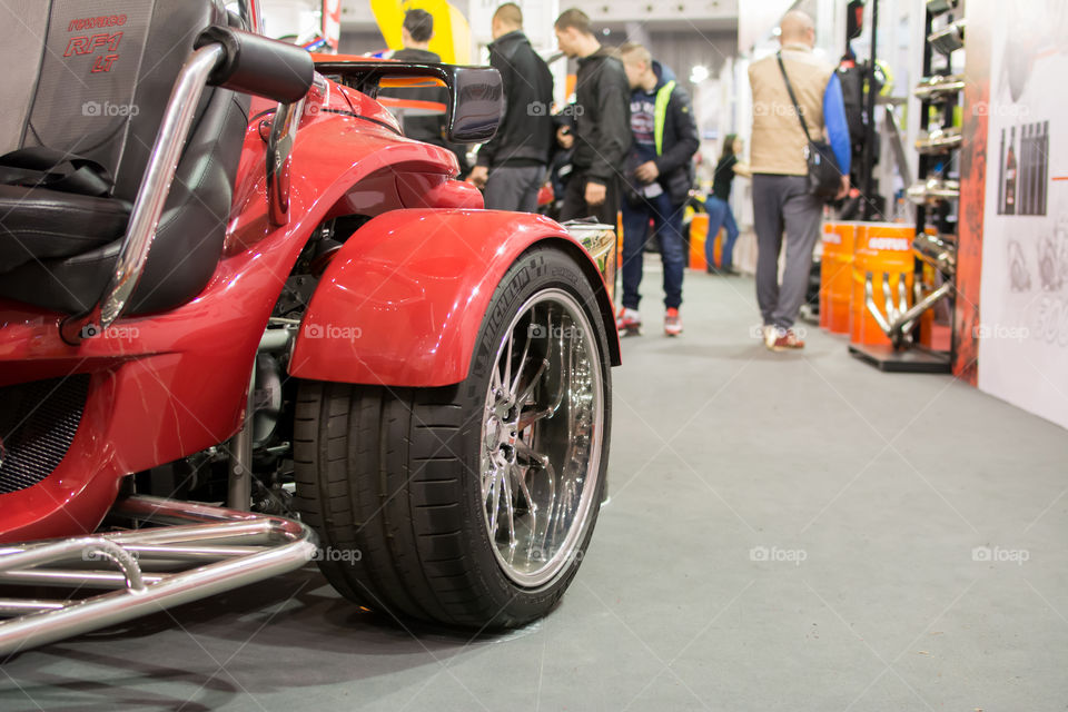 red buggy, offroad vehicle