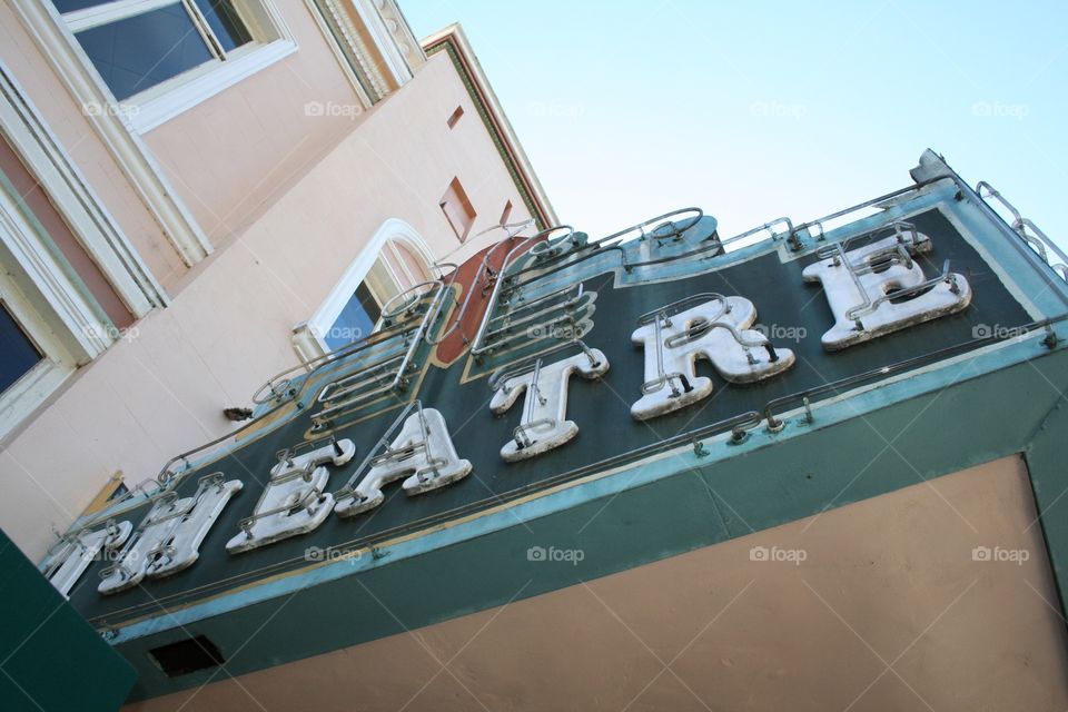 Theatre marquee 