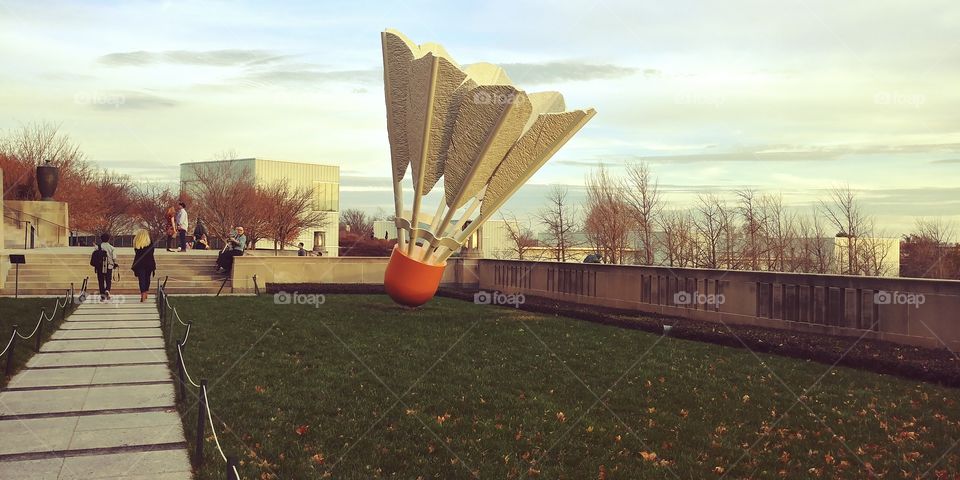 lawn of the Nelson-Atkins Museum of Art