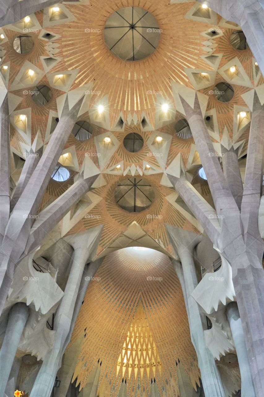 Sagrada Familia Ceiling 