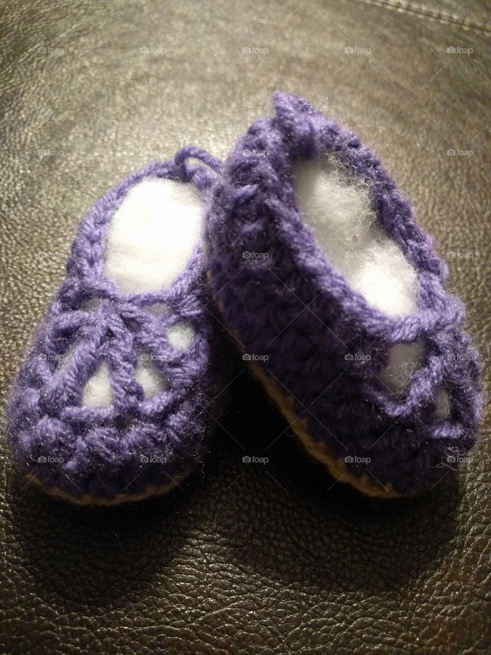 purple ballet slippers