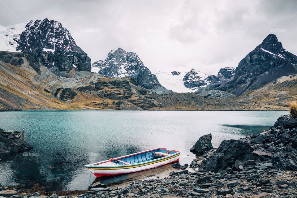 Mountain views at 5000m high