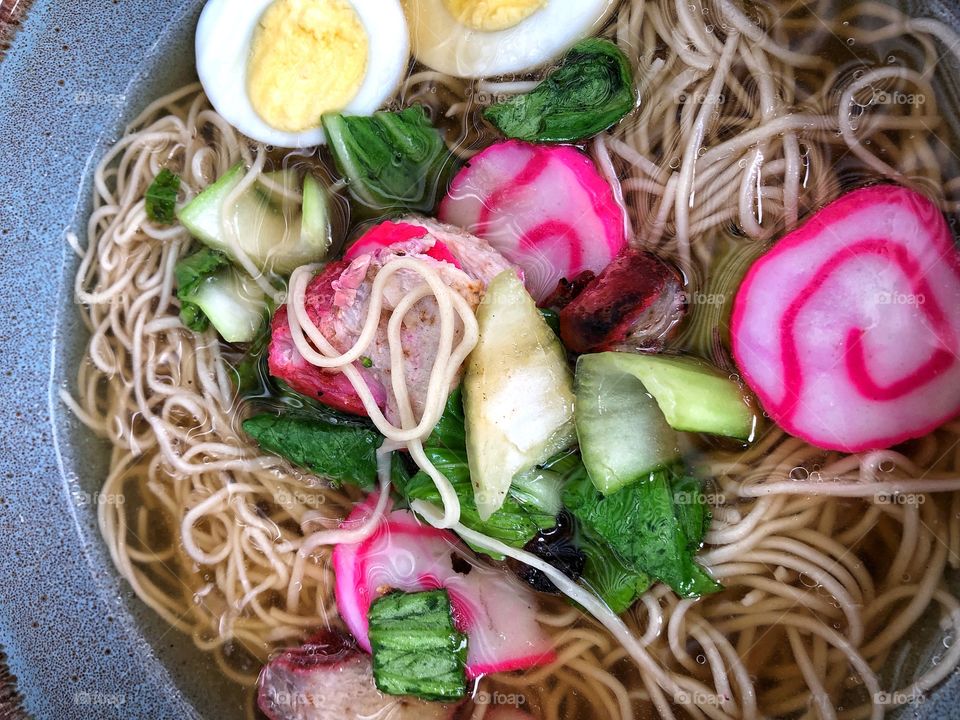 Saimin Noodle Soup