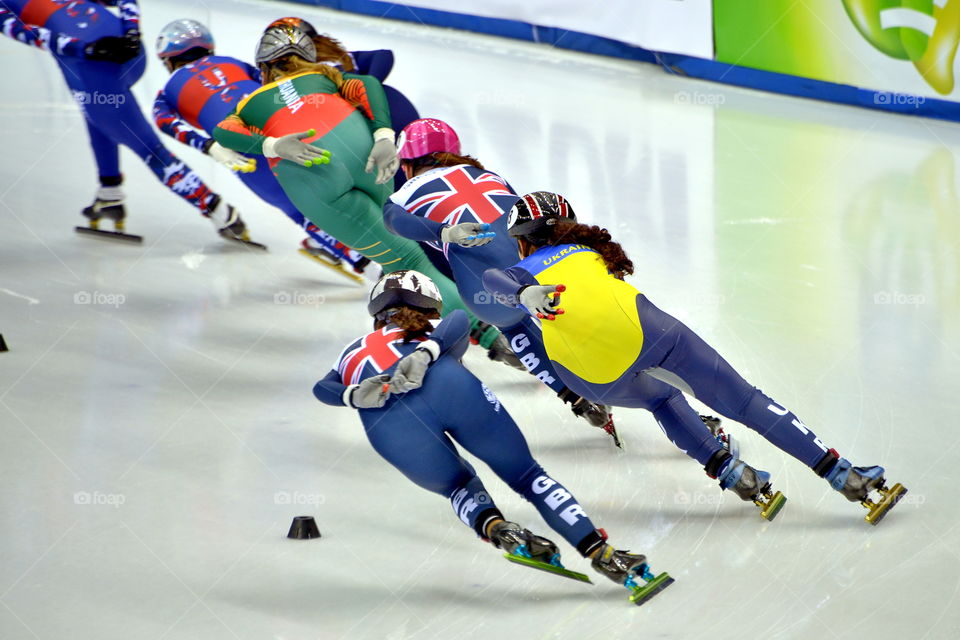 14 January 2017 European Short Track Speed Skating Championships in Turin