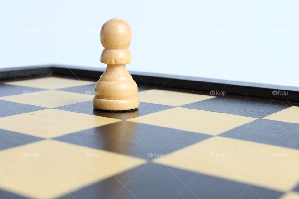 pawn on chess board