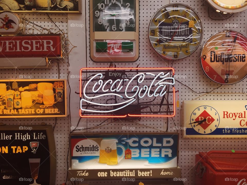 Coca Cola neon 