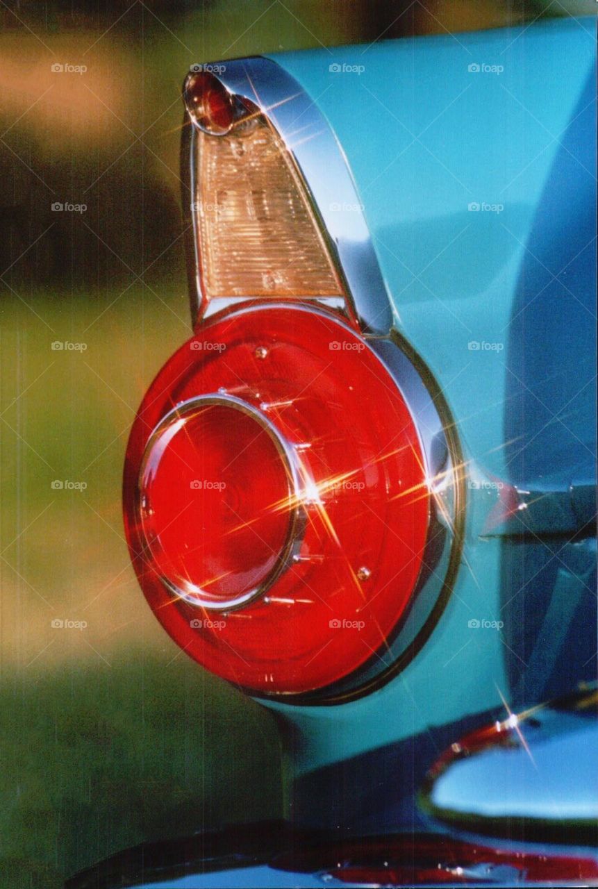 Classic car, Thunderbird tail light 