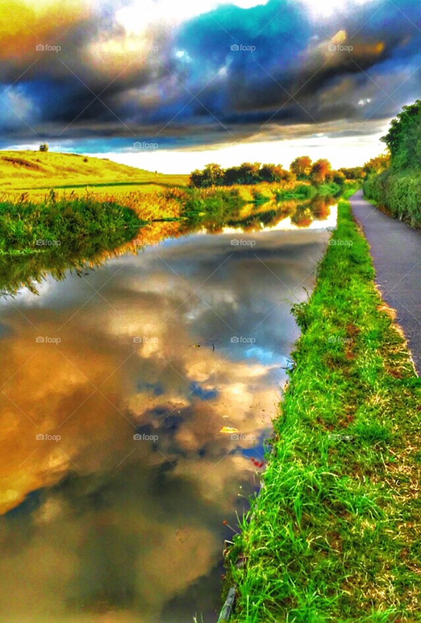 Chester canal , Cheshire , U.K. 