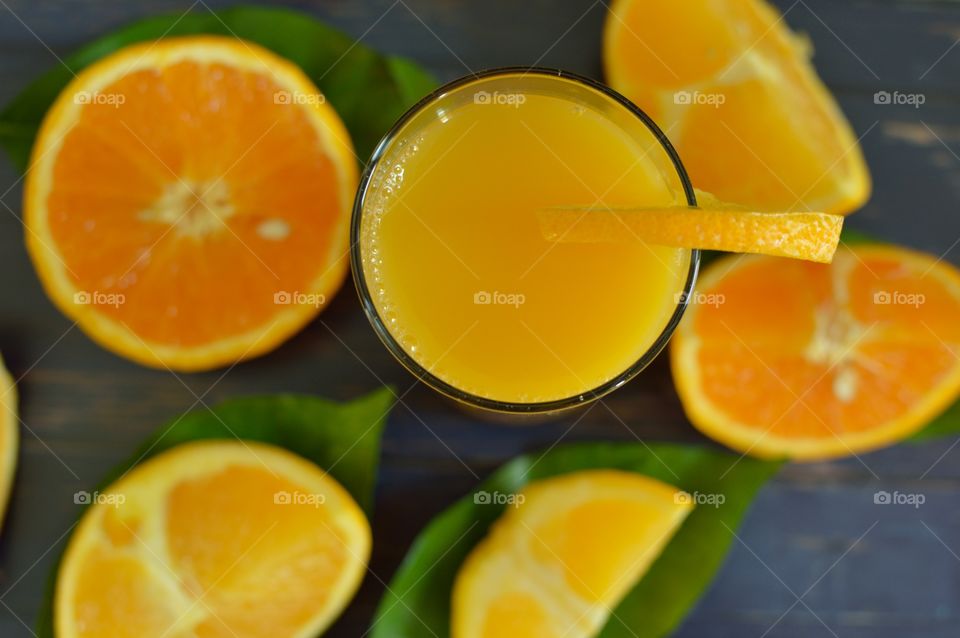 freshly squeezed orange