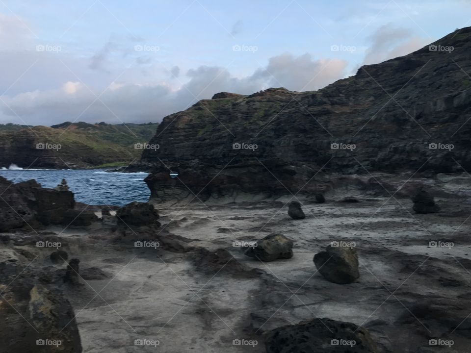 Rocky coastline 