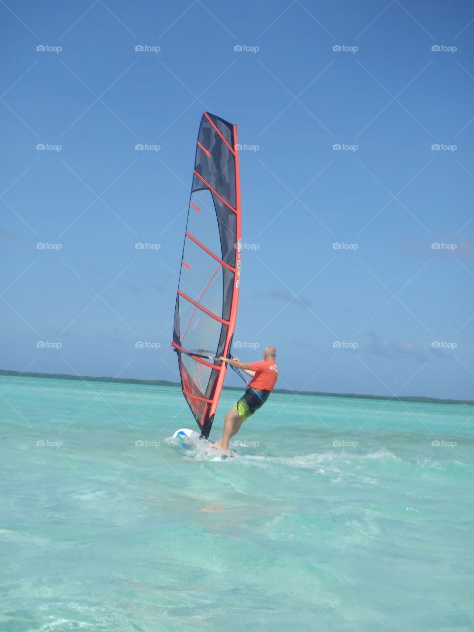 Windsurfer in Bonaire