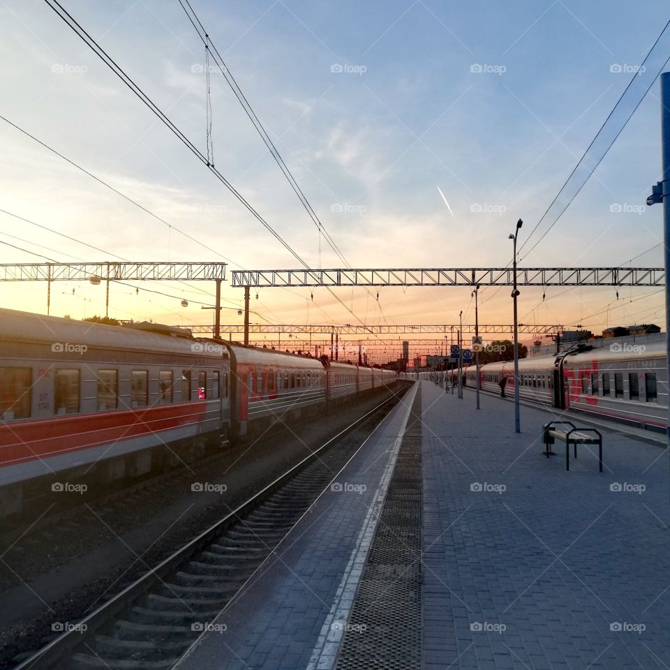 Вокзал, Москва, Россия