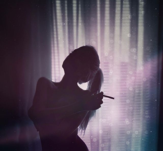 Girl glitter lights 