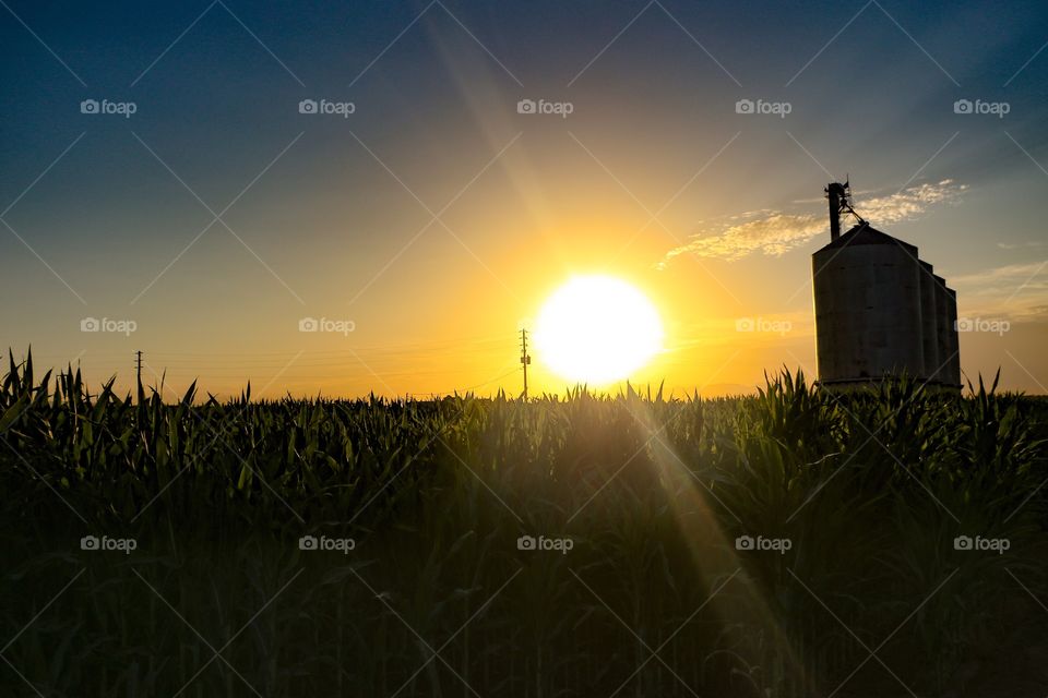 Sunrise at the Silos