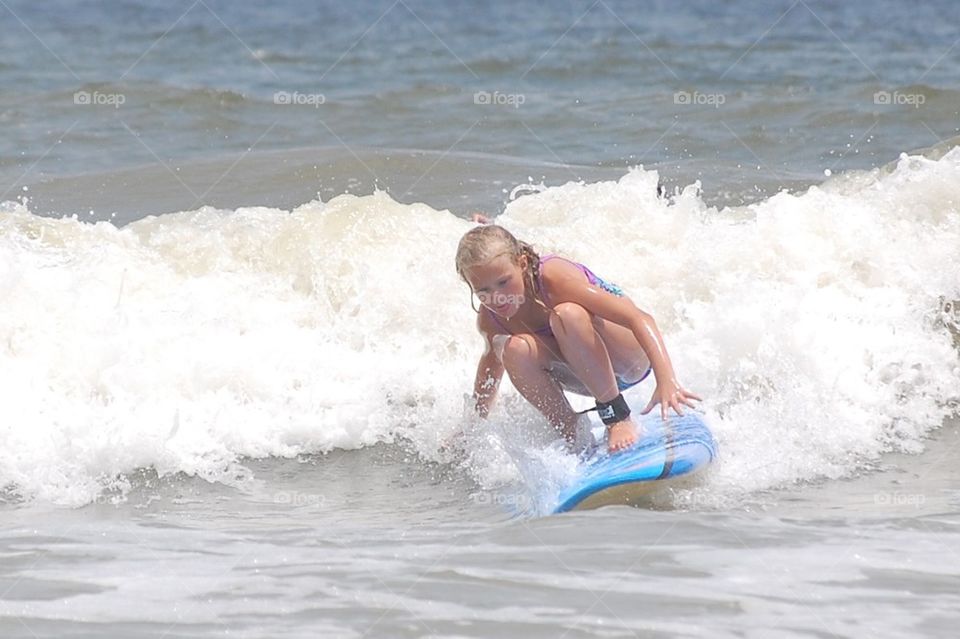 Learning to be surfer girl