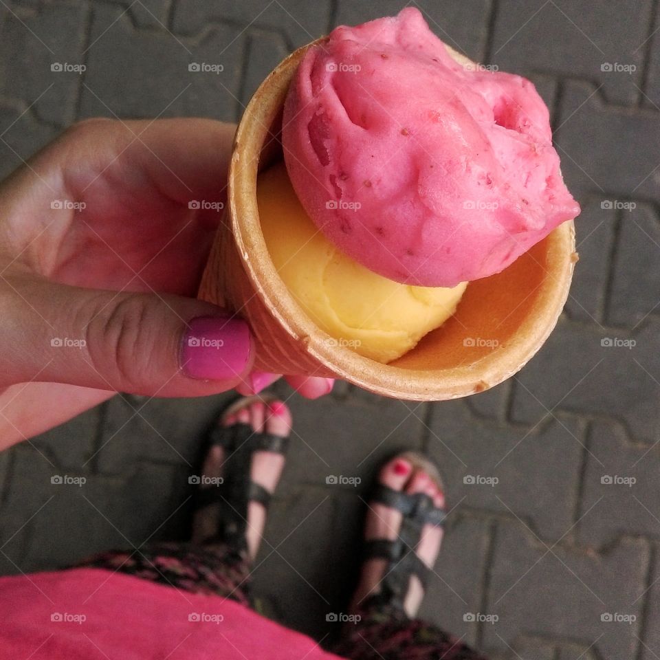 Ice cream. Ice cream