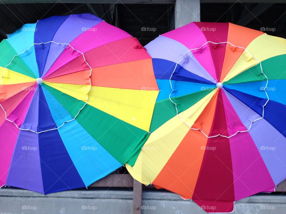 Colorful umbrellas