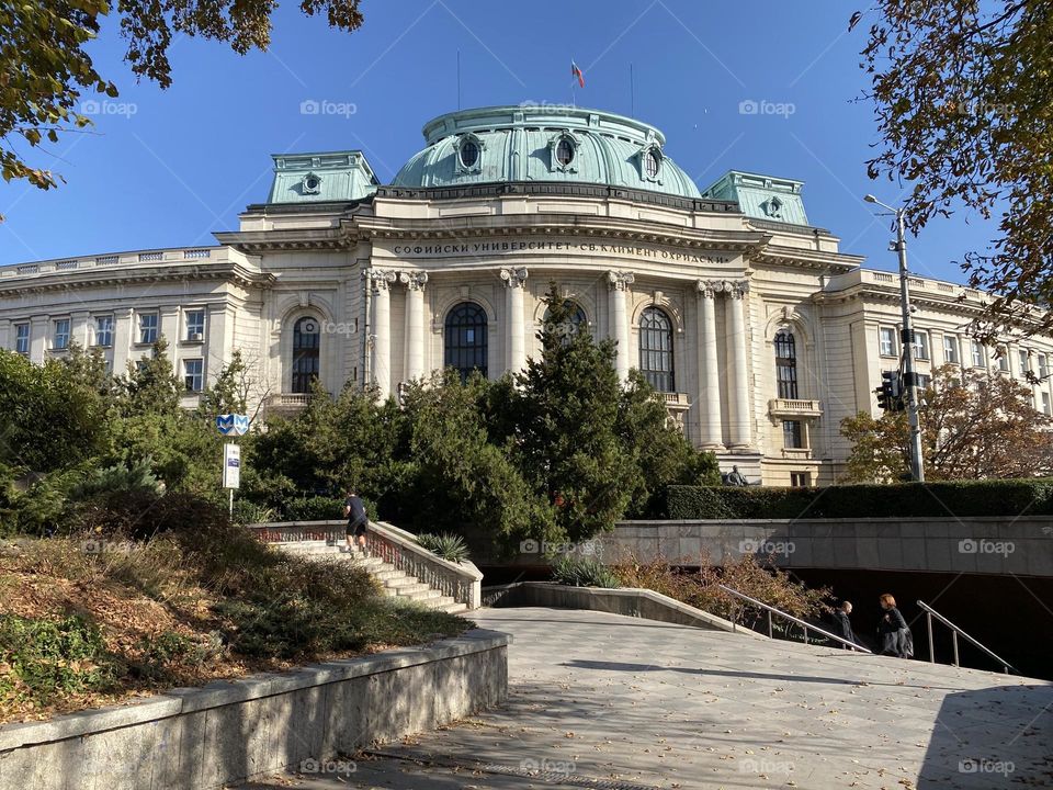 Building of Sofia University, Bulgaria 