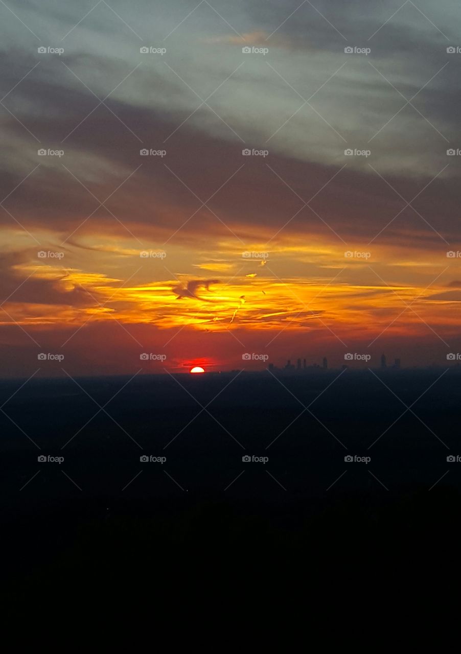 Sunset in Atlanta