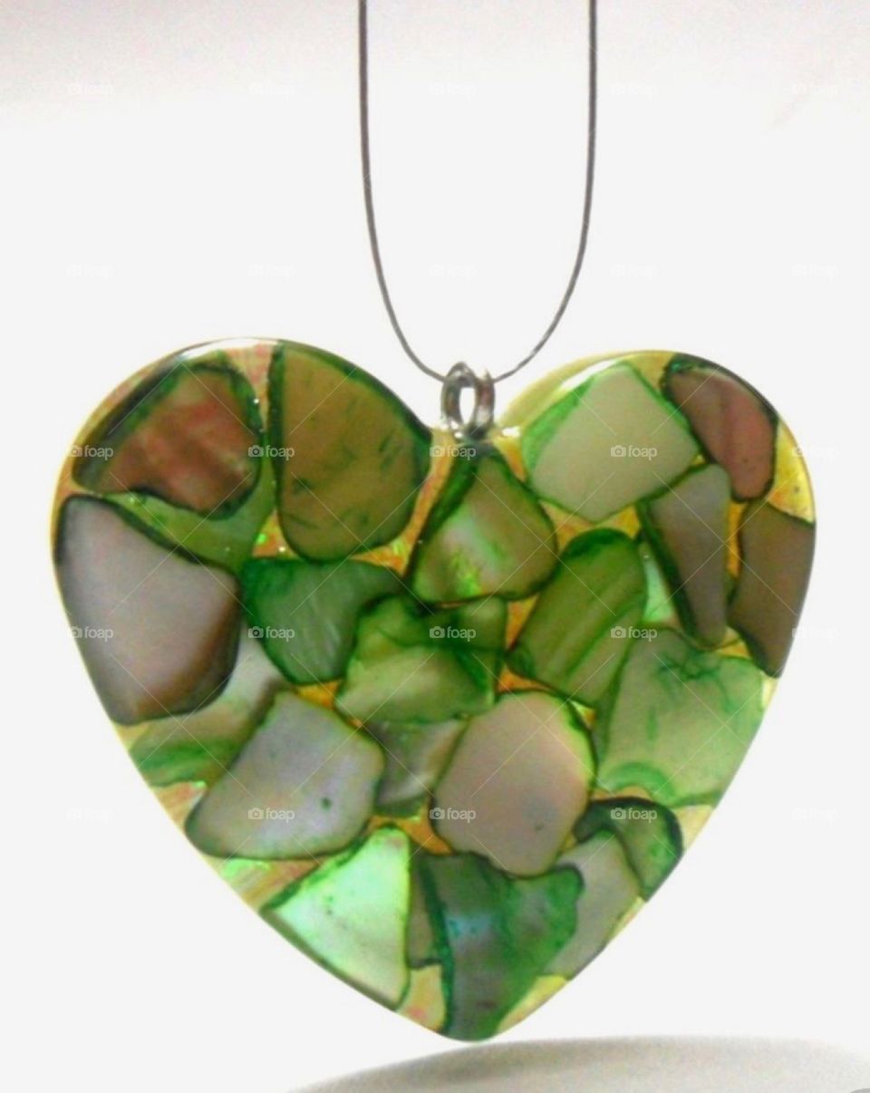 Seashell Heart Necklace 